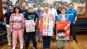 La dise&ntilde;adora pamplonesa que ha ganado el cartel de las fiestas de una conocida localidad de Navarra