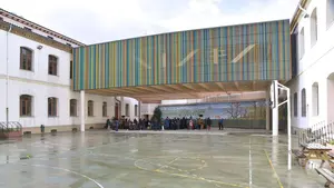 El gran cambio que prepara Pamplona en sus colegios: patios verdes, aulas digitales y mejoras por 480.000 euros