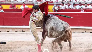 Aar&oacute;n Palacio salva con una oreja de mucho valor una decepcionante tarde de Fuente Ymbro en Pamplona