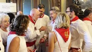 Feij&oacute;o exprime los Sanfermines 2026: del balc&oacute;n de Estafeta al tradicional 'Baile de la Alpargata' junto a PP y UPN