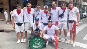 La joven charanga de Segovia que vive su sue&ntilde;o en los Sanfermines: &ldquo;Es nuestra fecha m&aacute;s esperada&rdquo;