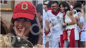 La ministra Saiz y Mar&iacute;a Chivite se ponen pelucas y gorras para ocultarse y salir de fiesta en Pamplona por San Ferm&iacute;n