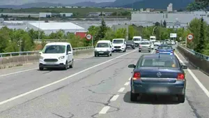 Atascos a la vista en Landaben: cortan un acceso clave desde la A-15 por obras y amenazan con colapsar las horas punta