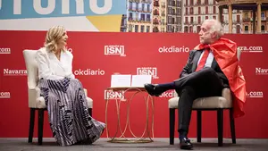 Ibarrola, en el acto de OKDIARIO, promete cambiar la Renta Garantizada "el primer d&iacute;a" si UPN llega al Gobierno en 2027