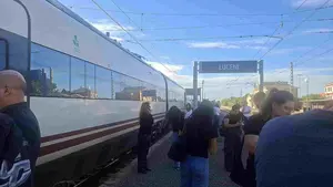 Casi 300 viajeros del Alvia Pamplona-Madrid quedan atrapados en la estaci&oacute;n de Luceni "por una incidencia t&eacute;cnica"