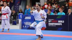 Una joven karateka navarra hace historia en el Mundial de Polonia y consigue una medalla que nadie hab&iacute;a logrado antes