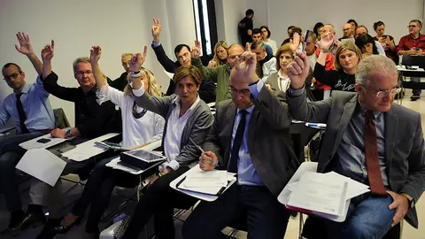 Junta General de la Mancomunidad de Pamplona. MIGUEL OSÉS
