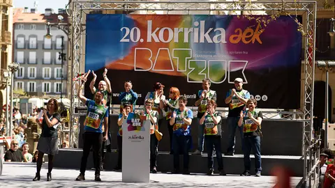 La Korrika de 2017 finaliza en el Paseo Sarasate de Pamplona. PABLO LASAOSA (11)