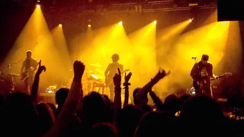 Un momento del concierto celebrado en la localidad navarra de Cascante