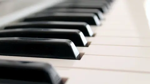 Las teclas de un piano