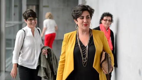 María Solana en comisión. PABLO LASAOSA