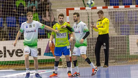 Partido de Liga Loterías Asobal entre Helvetia Anaitasuna y MMT Seguros Zamora (24). IÑIGO ALZUGARAY