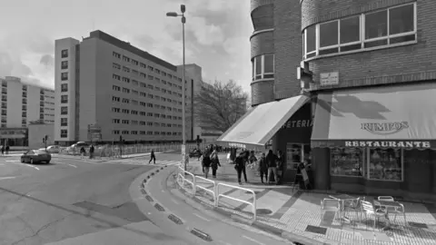 Vista de la zona hospitalaria de Pamplona.