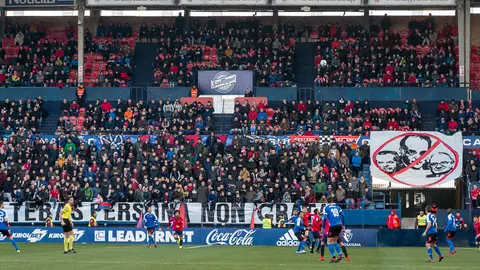Partido de Liga entre Osasuna y Reus disputado en El Sadar (19). IÑIGO ALZUGARAY