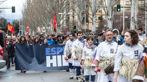 Manifestación por la muerte de Xabier Rey (05). IÑIGO ALZUGARAY