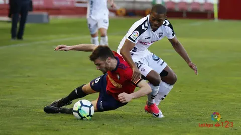 Oier Sanjurjo. Encuentro entre Osasuna y el Albacete LaLiga.