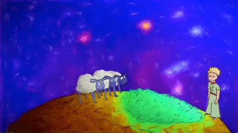 Una ilustraci&oacute;n sobre El Principito