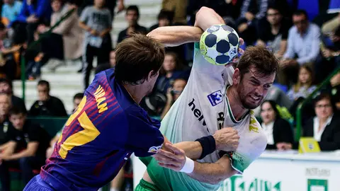 Raúl Nantes. Helvetia Anaitasuna - Barcelona. MIGUEL OSÉS.