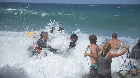 Un momento del rodaje de 'Solo'. FILMAX