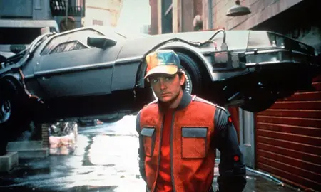 Un fotograma de la película Regreso al futuro