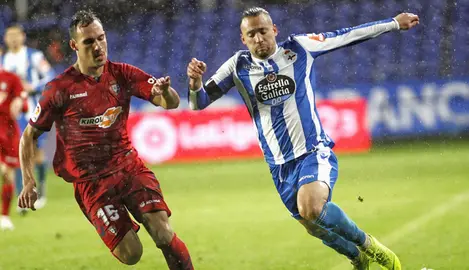 Imagen del Deportivo-Osasuna. LA LIGA 123