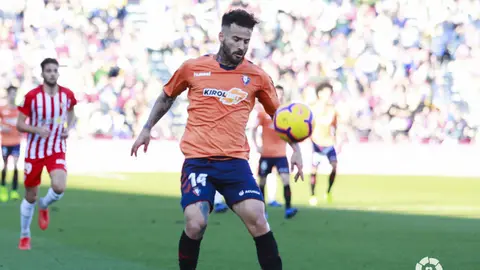 Partido entre el Almer&iacute;a y Osasuna en el Estadio de los Juegos Mediterr&aacute;neos. LALIGA 123
