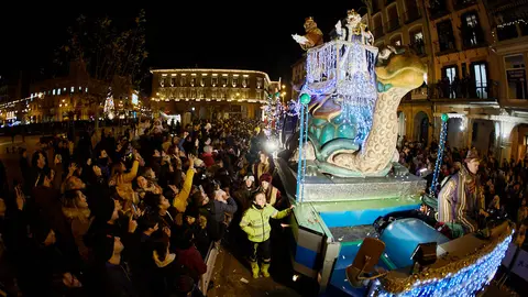 Cabalgata de los Reyes Magos en Pamplona. IÑIGO ALZUGARAY