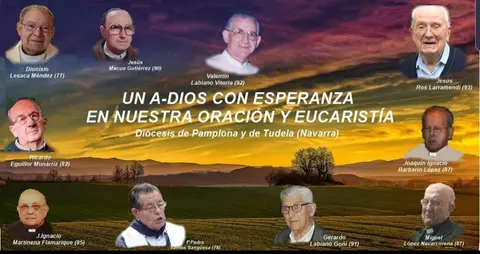 Diez sacerdotes navarros han fallecido por coronavirus en las últimas semanas. CEDIDA