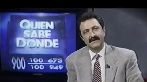Paco Lobat&oacute;n, durante uno de sus programas de &iquest;Qui&eacute;n sabe d&oacute;nde?