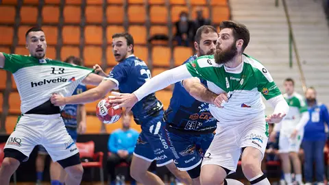 Juan del Arco El Helvetia Anaitasuna se enfrenta al Cangas del Morrazo en Pamplona. PABLO LASAOSA