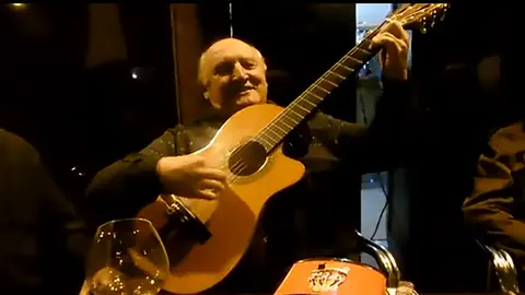 Miguel Mª Santamaría Iturralde, de la Rondalla Armonía de Pamplona. CEDIDA