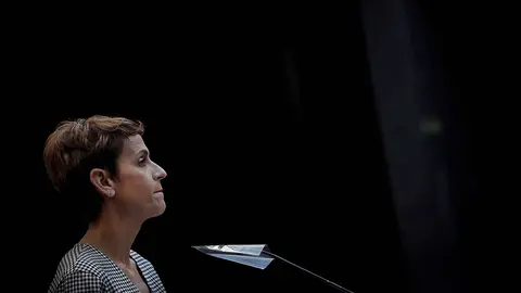 La presidenta del Gobierno de Navarra, María Chivite. EFE/Villar López