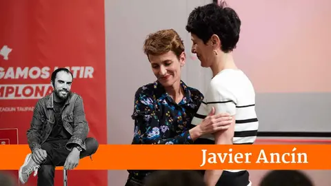Presentación de la candidatura del PSN al Ayuntamiento de Pamplona y exposición del programa de modelo de ciudad, con la intervención de la candidata socialista a la Alcaldía de Pamplona, Elma Saiz, y la secretaria general y candidata del PSN a la Presidencia del Gobierno de Navarra, María Chivite. IÑIGO ALZUGARAY