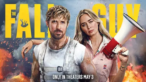 Ryan Gosling y Emily Blunt en la película The Fall Guy.