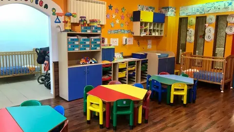 Imagen de archivo de un aula de una escuela infantil / guarder&iacute;a. ESCUELAS INFANTILES UNIDAS
