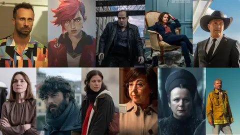 Nada menos que 8 series 3 de Movistar, 1 de Disney +, 2 de Netflix y 2 de Skywhostime