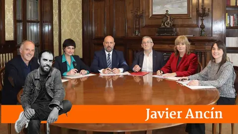 Partidos firmantes del acuerdo presupuestario en NAvarra: Bildu, PSOE, Geroa Bai y Contigo.