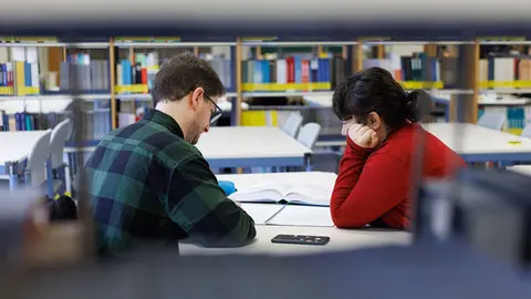 Estudiantes, en la UPNA. CEDIDA