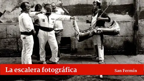 (07/1982) Del reportaje monográfico Los Sanfermines. (Foto Koldo Chamorro, cortesía de la familia)