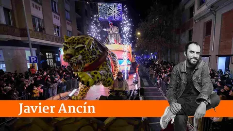 Cabalgata de los Reyes Magos por las calles de Pamplona. I&Ntilde;IGO ALZUGARAY