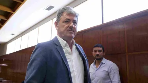 El socio de Servinabar 2000, Joseba Antxon Alonso Egurrola,  durante una comparecencia en la Comisi&oacute;n de Investigaci&oacute;n del Senado. EUROPA PRESS