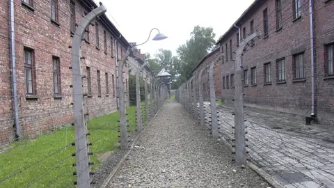 Vista del campo de concentraci&oacute;n de Auschwitz. WIKIMEDIA COMMONS