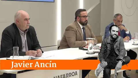 De izda. a dcha. consejero de Desarrollo Rural y Medio Ambiente del Gobierno de Navarra, Jos&eacute; Mari Aierdi. El vicepresidente Javier Rem&iacute;rez, y el consejero de Cohesi&oacute;n Territorial, &Oacute;scar Chivite