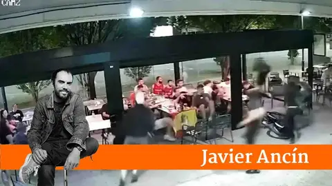 Imagen del v&iacute;deo de la agresi&oacute;n en Berriozar