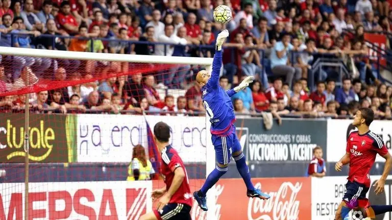 Nauzet, en el Osasuna-Leganés.