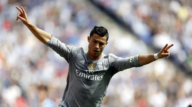 Cristiano Ronaldo celebra uno de sus goles.