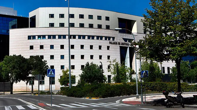 Vista del Palacio de Justicia de Navarra.