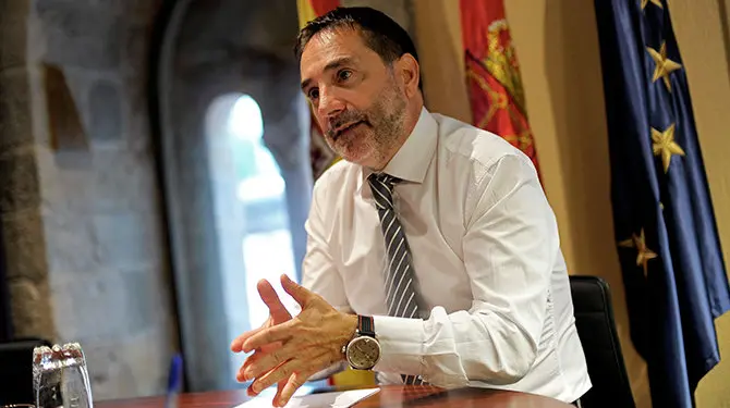 Helio Robleda, presidente de la Cámara de Comptos.