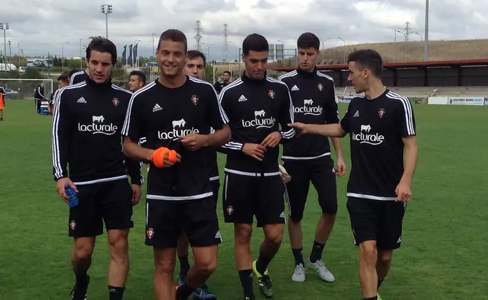 Jugadores de Osasuna.
