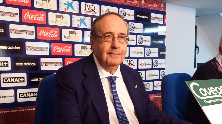 Ángel Vizcay, ex-gerente de Osasuna.